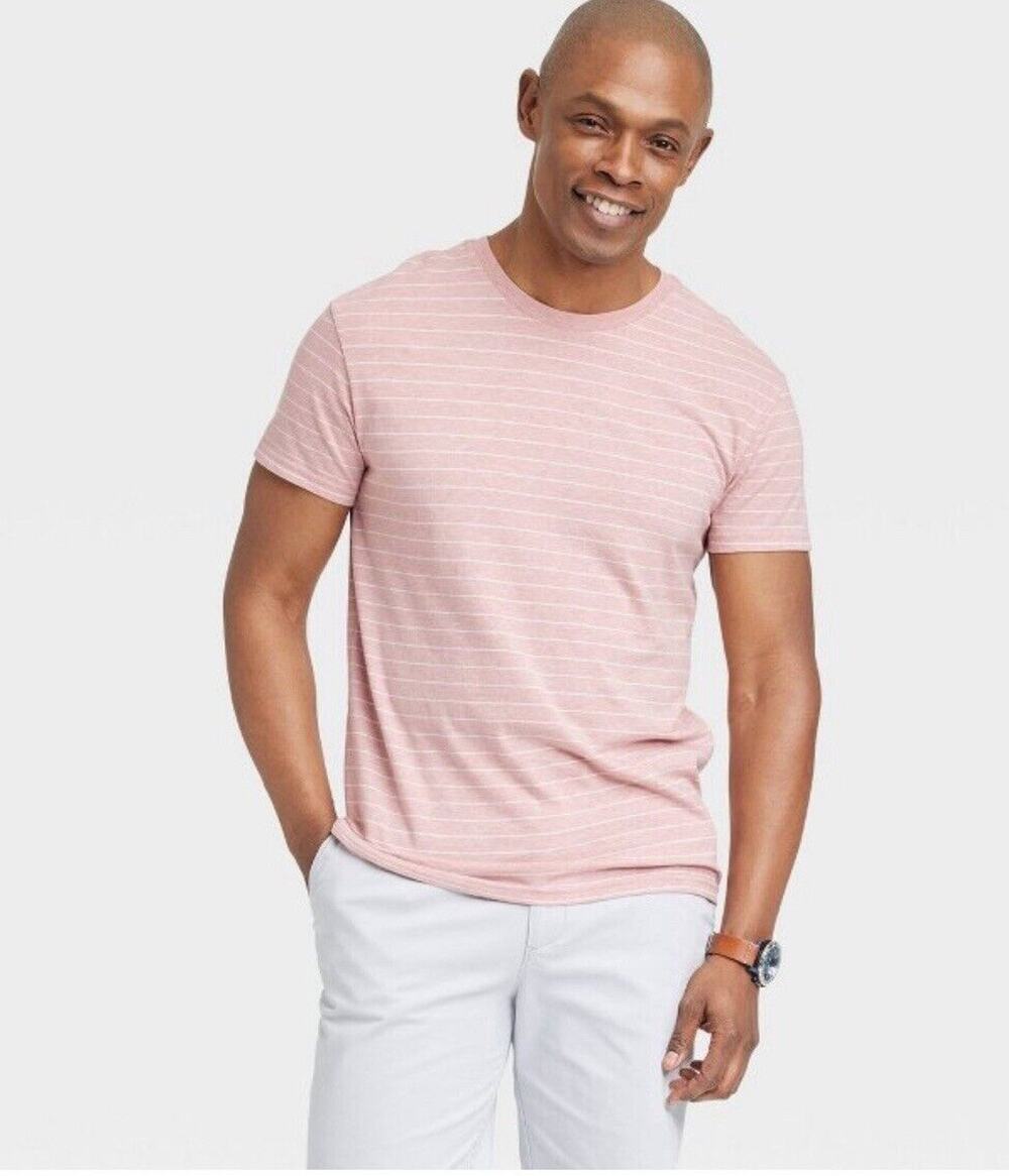 Goodfellow & Co Short Sleeve T-Shirt Pink Men’s S NWT